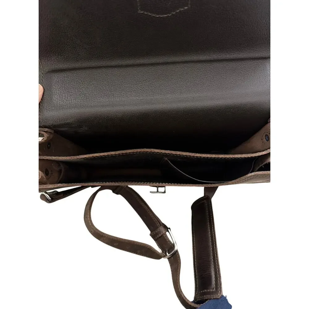 Saddleback Leather Company Slim Leather Briefcase Dark Brown